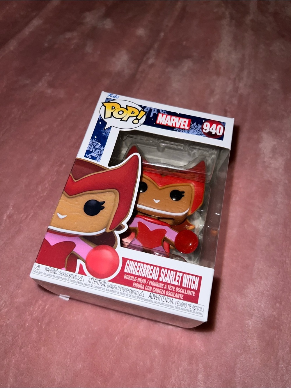 Funko Pop! Gingerbread Scarlet Witch - Red, Pink, White